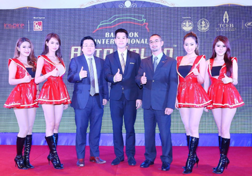 The press conference of Bangkok International Auto Salon