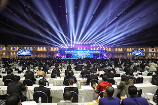 The opening ceremony of an annual municipal meeting