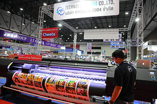 The opening ceremony of Bangkok Ad & Sign Expo 2022